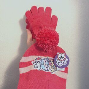 My Little Pony - 2 Piece Set - Winter Hat & Gloves - NWT